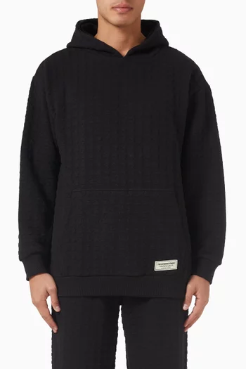 كنزة بغطاء رأس للبيت جاكار