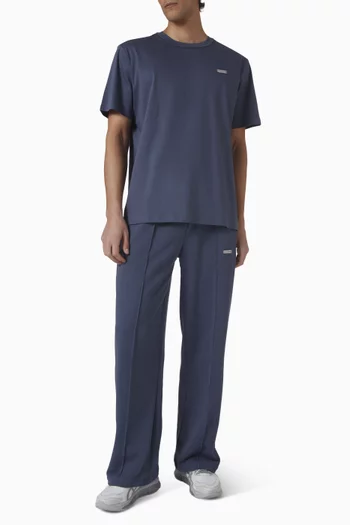 تي شيرت بقصة عادية جيرسيه حريري