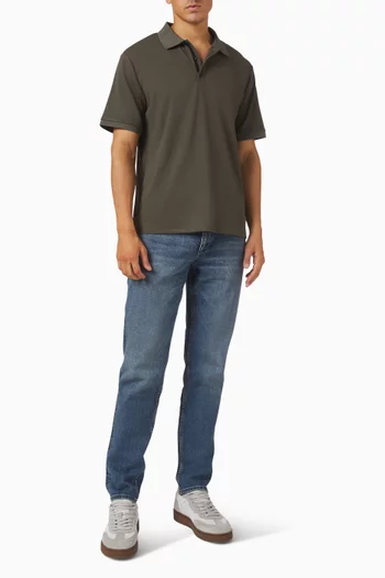 تي شيرت بولو بيكيه مطاطي معالج