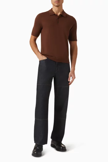 تي شيرت بولو داوننج خفيف كشمير