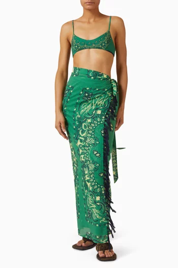 باريو مزين بنقشة قطن