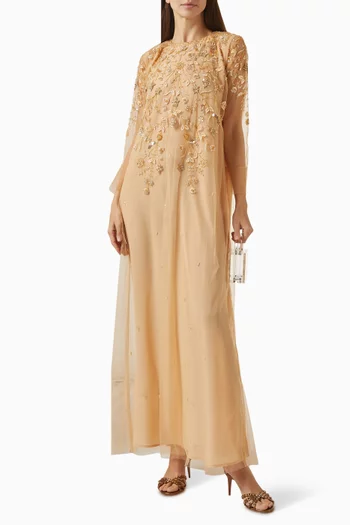 قفطان مطرز بالخرز