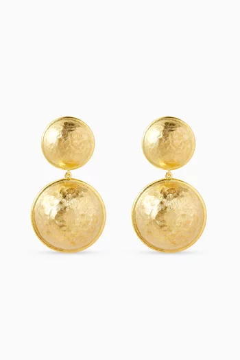 Celeste Cosmic Earrings in 24kt Gold-plated Brass