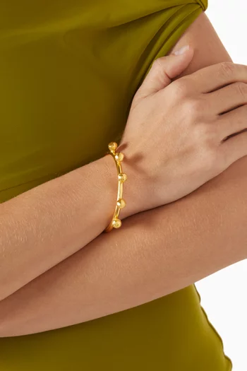 Stardust Cosmic Bracelet in 24kt Gold-plated Brass