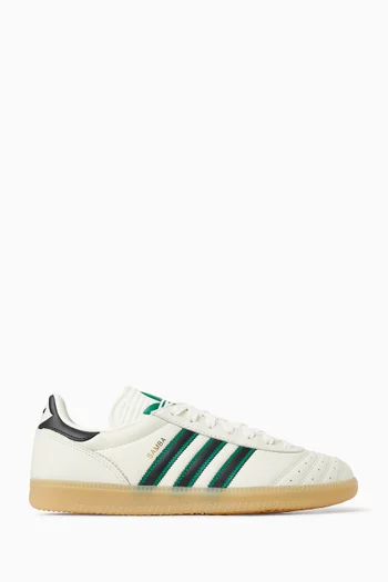 adidas gazelle silver green womens adidas Originals adidas Samba XLG Platform Samba Leather Sneakers IE39 main image 0