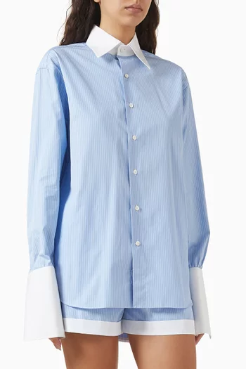 Signature Striped Button-up Shirt