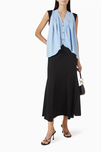 Panelled Midi Skirt