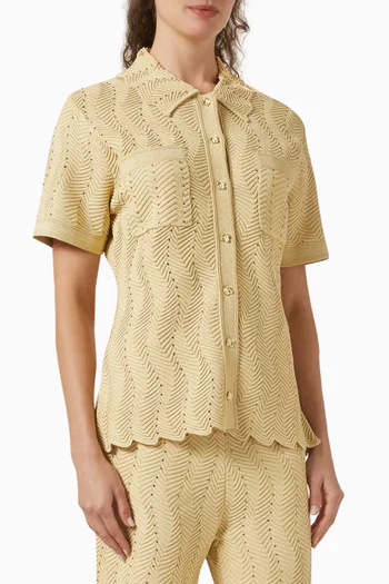 Lola Strass Cardigan in Viscose Blend