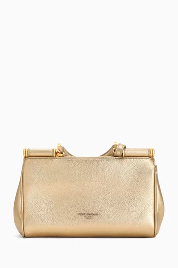 Mini My Sicily Top Handle Bag in Metallic Leather