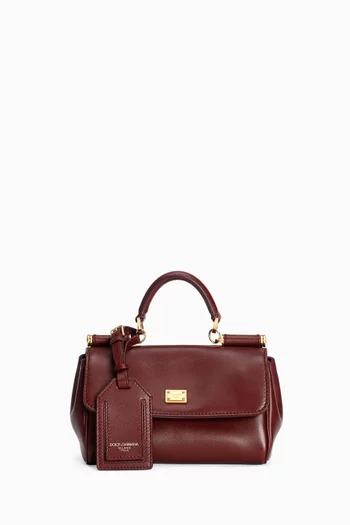 Mini My Sicily Top Handle Bag in Leather