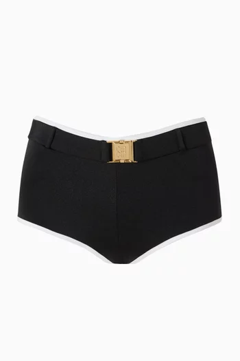 تنورة كوبيه هالو قصيرة بفتحات