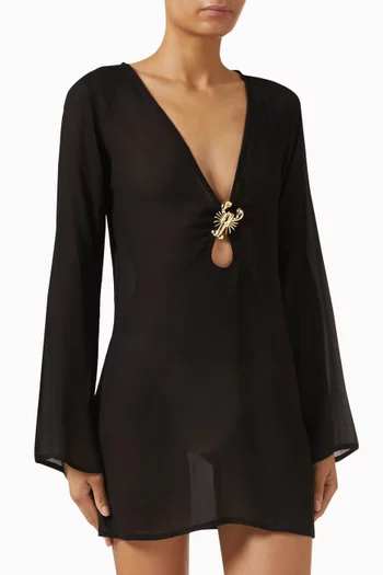 فستان لولو لوبستر فيسكوز