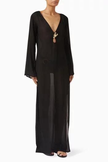 فستان هوتلاين لوبستر طويل فيسكوز