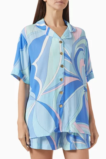 Troppo Bowling Shirt in Viscose