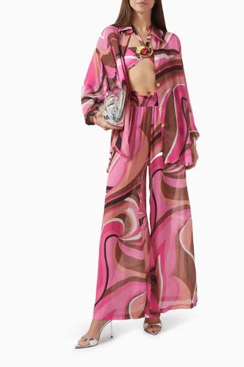 قميص سولاس بأزرار فيسكوز