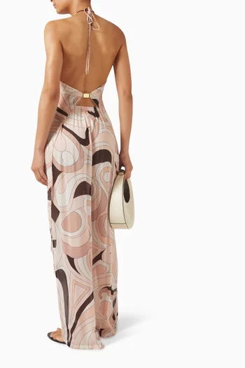 Coral Moonstone Drape Top