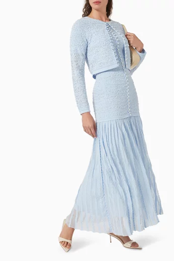 Embellished Maxi Dress in Knit