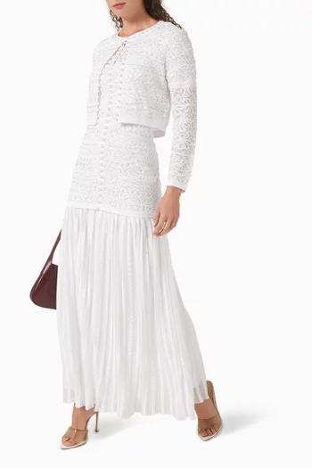 Embellished Maxi Dress in Knit