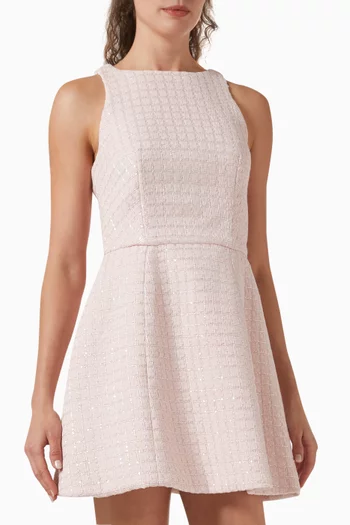 Demirose Sequin-embellished Dress in Tweed