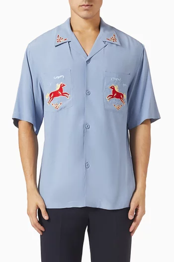 Horse Shirt in Viscose