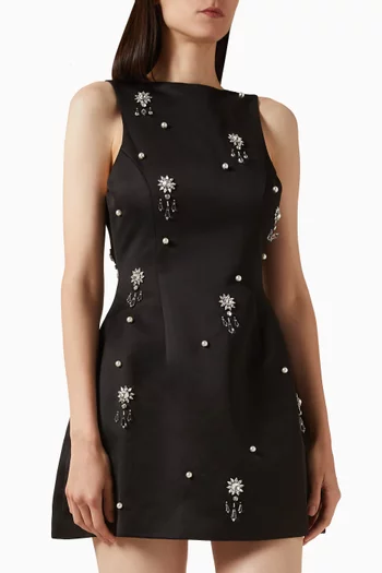 The Ultimate Muse Crystal Mini Dress