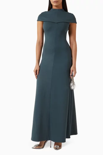 The Ultimate Muse Knitted Cap Sleeve Maxi Dress