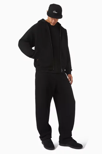 بنطال رياضي بشعار الماركة بخط يدوي صوف قطني