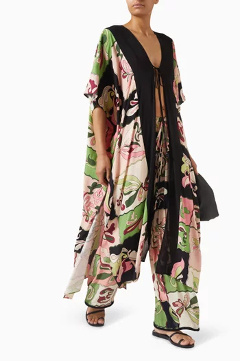 بنطال برباط تضييق ونقشة