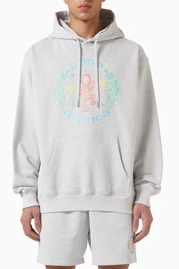 Dance Joy Printed Hoodie in Cotton