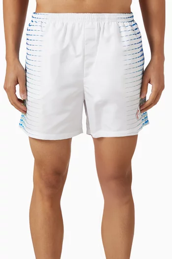 Embroidered Motif Swim Shorts