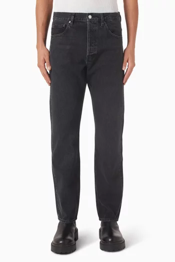 بنطال جينز بقصة ساق مستقيمة دينم