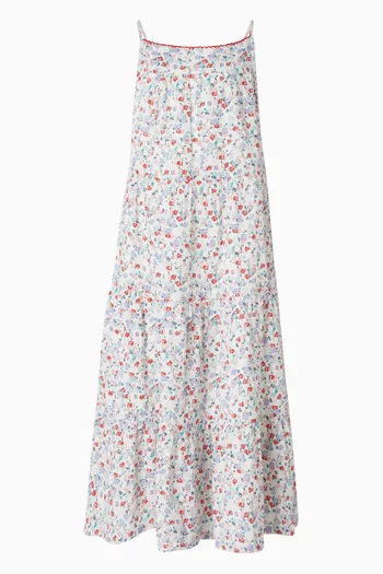 Floral-print A-line Dress