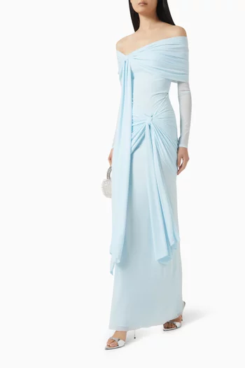 فستان هيلويز بأكتاف مكشوفة ليكرا مالاي