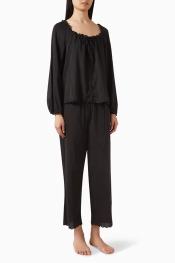 طقم بيجاما بالوما قطن عضوي