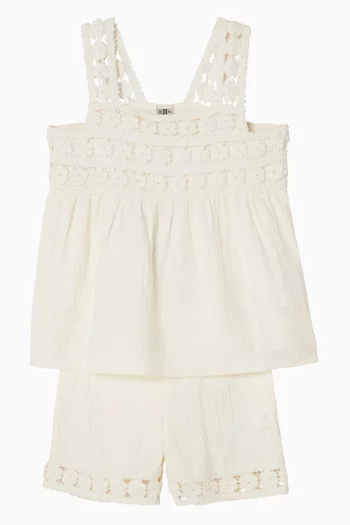 طقم نوكي بلوزة وشورت