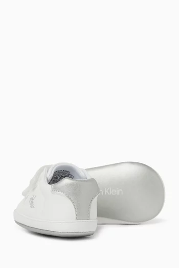 Kiki Velcro Sneakers in Faux Leather