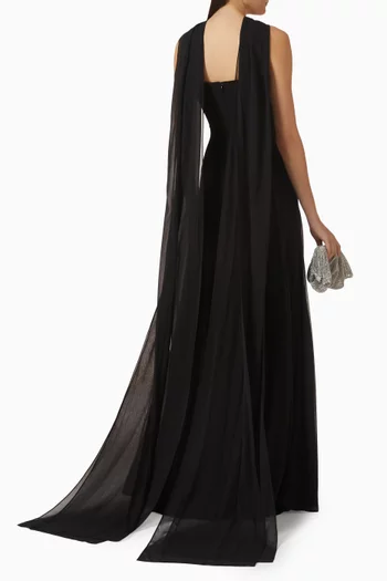 Estrella Scarf Maxi Dress