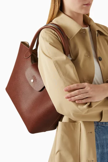 Épure Shoulder Bag in Leather