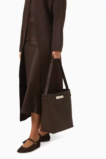 Large Le Roseau Smart Shoulder Bag in Leather