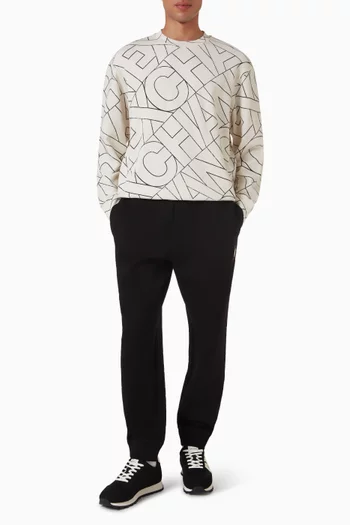 Diagonal Logo Sweatshirt