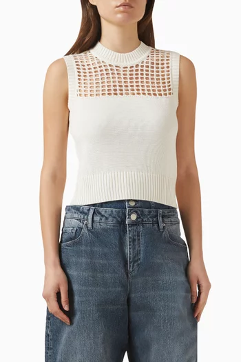 سترة وايت اديشين بجزء من نسيح مفرغ