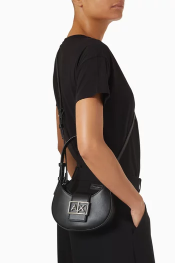 حقيبة كتف ميني بشعار الماركة