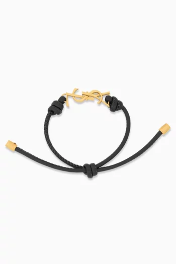 Cassandre Cord Bracelet in Leather