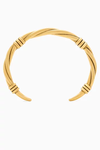 Twist Cuff in Metal