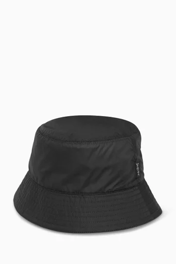 Bucket Hat in Nylon-gabardine