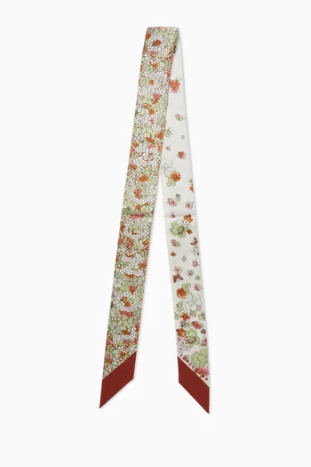 وشاح كولير دو فلور تويل حرير