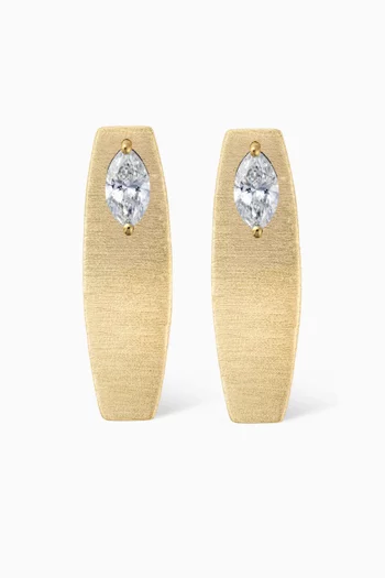 Belle Diamond Earrings in 18kt Yellow Gold