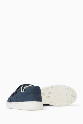 سنيكرز أسفل الكاحل بشريطي فيلكرو