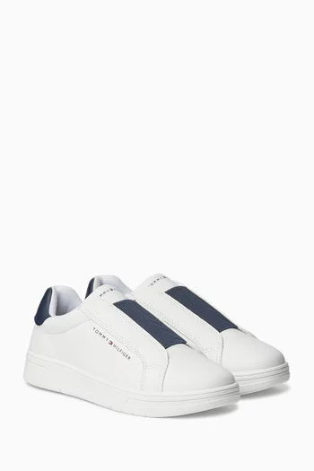 Elasticated Logo Sneakers