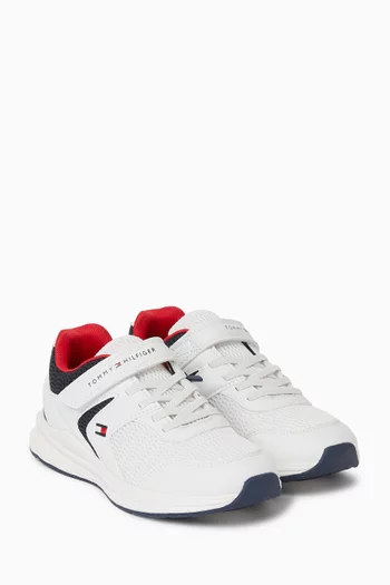 Flag Low-cut Sneakers in Mesh